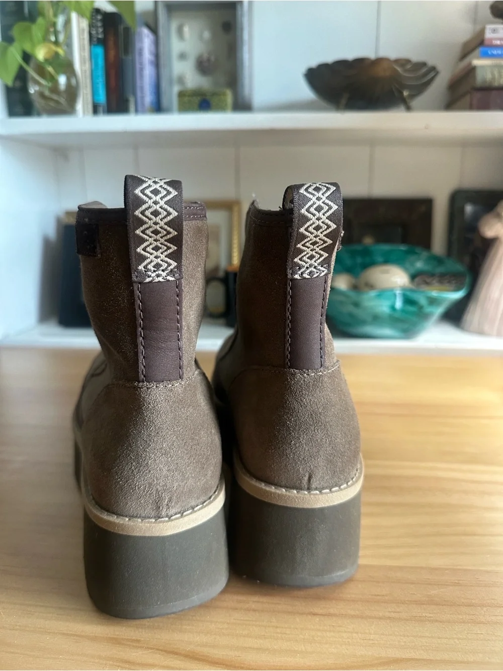 UGG Cityfunc Zip Water-Resistant Platform Bootie 8.5